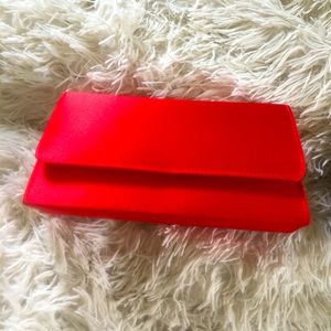 Bright Red Clutch Bag